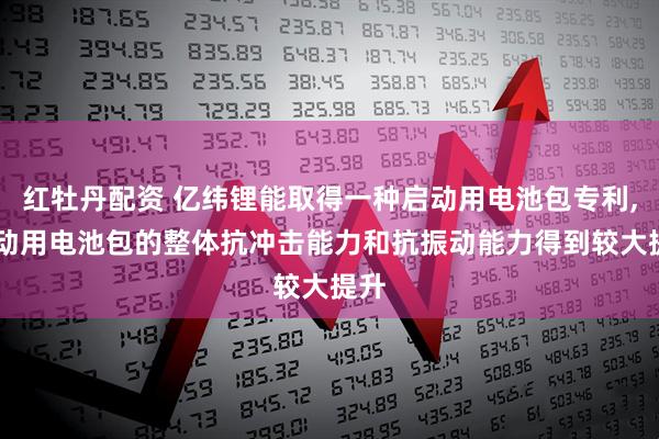 红牡丹配资 亿纬锂能取得一种启动用电池包专利, 启动用电池包的整体抗冲击能力和抗振动能力得到较大提升